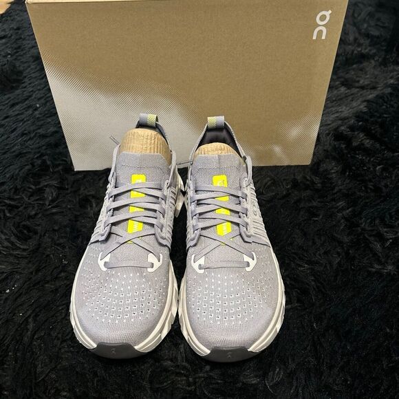 On CLOUDSWIFT lilac Wolf running athletic training lace up shoes sneakers sz8 - Picture 7 of 8